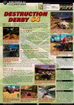 Scan of the review of Destruction Derby 64 published in the magazine GamePro 134, page 1