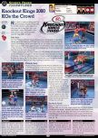 Scan of the review of Knockout Kings 2000 published in the magazine GamePro 134, page 1