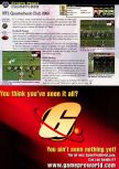 Scan of the review of NFL Quarterback Club 2000 published in the magazine GamePro 134, page 1