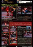 Scan of the preview of WWF Wrestlemania 2000 published in the magazine GamePro 134, page 6