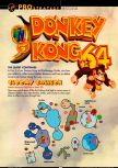 Scan of the walkthrough of Donkey Kong 64 published in the magazine GamePro 139, page 1