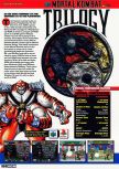 Scan of the article Mortal Kombat Trilogy PS1 vs. N64 published in the magazine Electronic Gaming Monthly 090, page 1