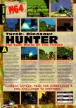 Scan of the preview of Turok: Dinosaur Hunter published in the magazine Electronic Gaming Monthly 092, page 2