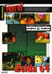 Scan de la preview de The Legend Of Zelda: Ocarina Of Time paru dans le magazine Electronic Gaming Monthly 093, page 4