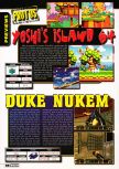 Scan of the preview of Yoshi's Story published in the magazine Electronic Gaming Monthly 093, page 5