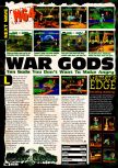 Scan de la preview de War Gods paru dans le magazine Electronic Gaming Monthly 095, page 1