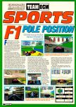 Scan de la preview de F1 Pole Position 64 paru dans le magazine Electronic Gaming Monthly 095, page 6