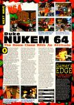 Scan of the preview of Duke Nukem 64 published in the magazine Electronic Gaming Monthly 099, page 1