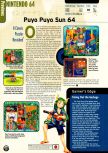 Scan of the preview of Puyo Puyo Sun 64 published in the magazine Electronic Gaming Monthly 102, page 10