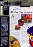 Scan of the preview of Mystical Ninja Starring Goemon published in the magazine Electronic Gaming Monthly 104, page 1