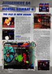 Scan of the review of Mortal Kombat 4 published in the magazine Q64 2, page 1