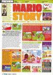 Scan of the preview of Paper Mario published in the magazine Consoles Max 18, page 1