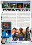 Scan of the review of Hybrid Heaven published in the magazine Gamers' Republic 14, page 1