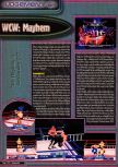 Scan of the review of WCW Mayhem published in the magazine Q64 6, page 1