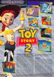 Scan of the review of Toy Story 2 published in the magazine Q64 6, page 1