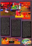 Scan du test de Earthworm Jim 3D paru dans le magazine Q64 6, page 2