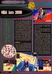 Scan of the review of NBA Jam 2000 published in the magazine Q64 6, page 1