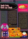 Scan of the review of South Park: Chef's Luv Shack published in the magazine Q64 6, page 1