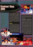 Scan of the review of Knockout Kings 2000 published in the magazine Q64 6, page 1