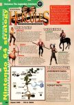 Scan of the walkthrough of Hercules: The Legendary Journeys published in the magazine Tips & Tricks 66, page 1