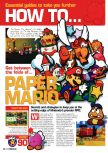 Scan of the walkthrough of Paper Mario published in the magazine NGC Magazine 60, page 1