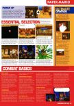 Scan of the walkthrough of Paper Mario published in the magazine NGC Magazine 60, page 2