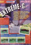 Scan du test de Extreme-G paru dans le magazine Le Magazine Officiel Nintendo 01, page 1