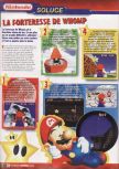 Scan of the walkthrough of Super Mario 64 published in the magazine Le Magazine Officiel Nintendo 01, page 3