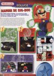 Scan of the walkthrough of Super Mario 64 published in the magazine Le Magazine Officiel Nintendo 01, page 9