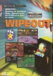 Scan du test de WipeOut 64 paru dans le magazine X64 14, page 1