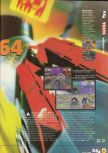 Scan of the review of WipeOut 64 published in the magazine X64 14, page 2