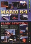 Scan de la preview de Super Mario 64 paru dans le magazine Super Play 44, page 2