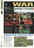 Scan of the preview of International Superstar Soccer 64 published in the magazine Super Play 44, page 1