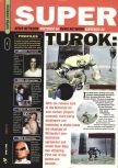 Scan of the preview of Turok: Dinosaur Hunter published in the magazine Super Play 44, page 1
