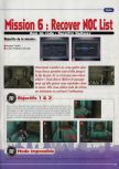 Scan of the walkthrough of  published in the magazine SOS 64 1, page 23