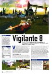 Scan du test de Vigilante 8 paru dans le magazine Total Control 08, page 1