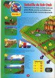 Scan of the walkthrough of Super Mario 64 published in the magazine 64 Player 1, page 10