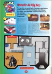 Scan of the walkthrough of Super Mario 64 published in the magazine 64 Player 1, page 22