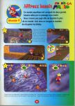 Scan of the walkthrough of Super Mario 64 published in the magazine 64 Player 1, page 34