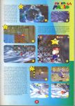 Scan of the walkthrough of Super Mario 64 published in the magazine 64 Player 1, page 36