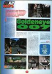 Scan of the preview of Goldeneye 007 published in the magazine 64 Player 1, page 1