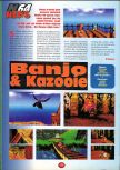 Scan of the preview of Banjo-Kazooie published in the magazine 64 Player 1, page 1