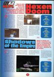 Scan de la preview de Hexen paru dans le magazine 64 Player 1, page 1