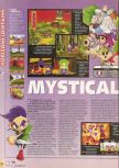 Scan of the review of Mystical Ninja 2 published in the magazine X64 15, page 1