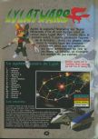 Scan de la soluce de Lylat Wars paru dans le magazine 64 Player 3, page 1