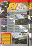 Scan of the review of F1 Pole Position 64 published in the magazine Consoles + 071, page 1