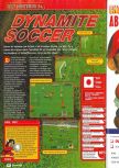 Scan of the review of J-League Dynamite Soccer 64 published in the magazine Consoles + 071, page 1