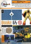 Scan du test de Quake paru dans le magazine Joypad 074, page 1