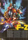 Scan of the review of F-Zero X published in the magazine X64 12, page 1