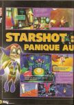 Scan of the review of Starshot: Space Circus Fever published in the magazine X64 12, page 1